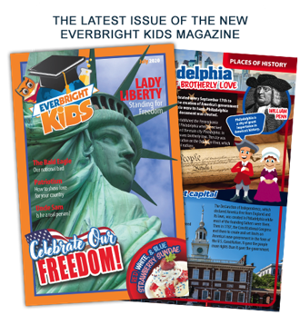 the latest issue of EverBright Kids magazine